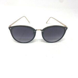 Unbranded "Cat Eye" Gold Tone Rim Sunglasses Preowned